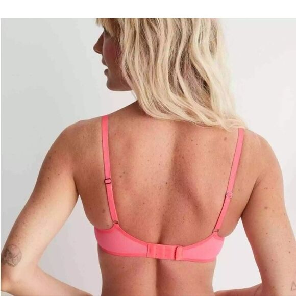 36B NWT Aerie SMOOTHEZ Mesh Unlined Bra - Picture 2 of 4